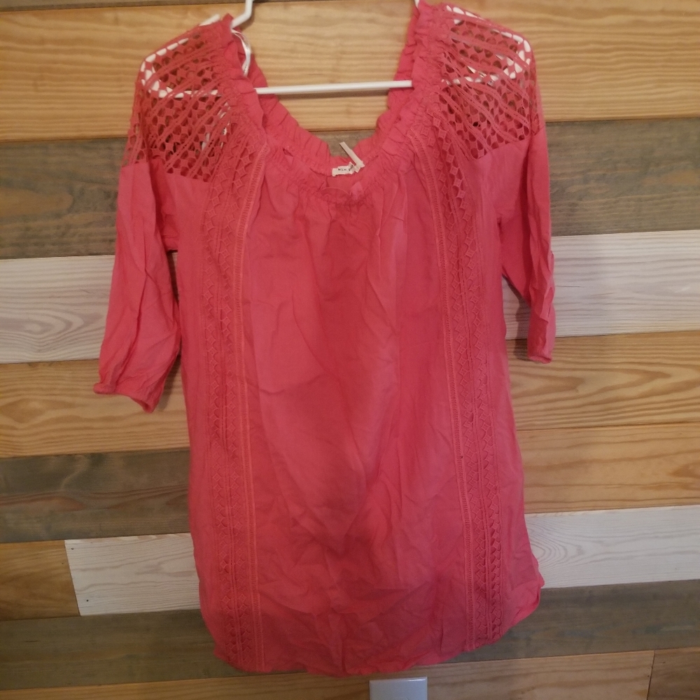 Pink blouse